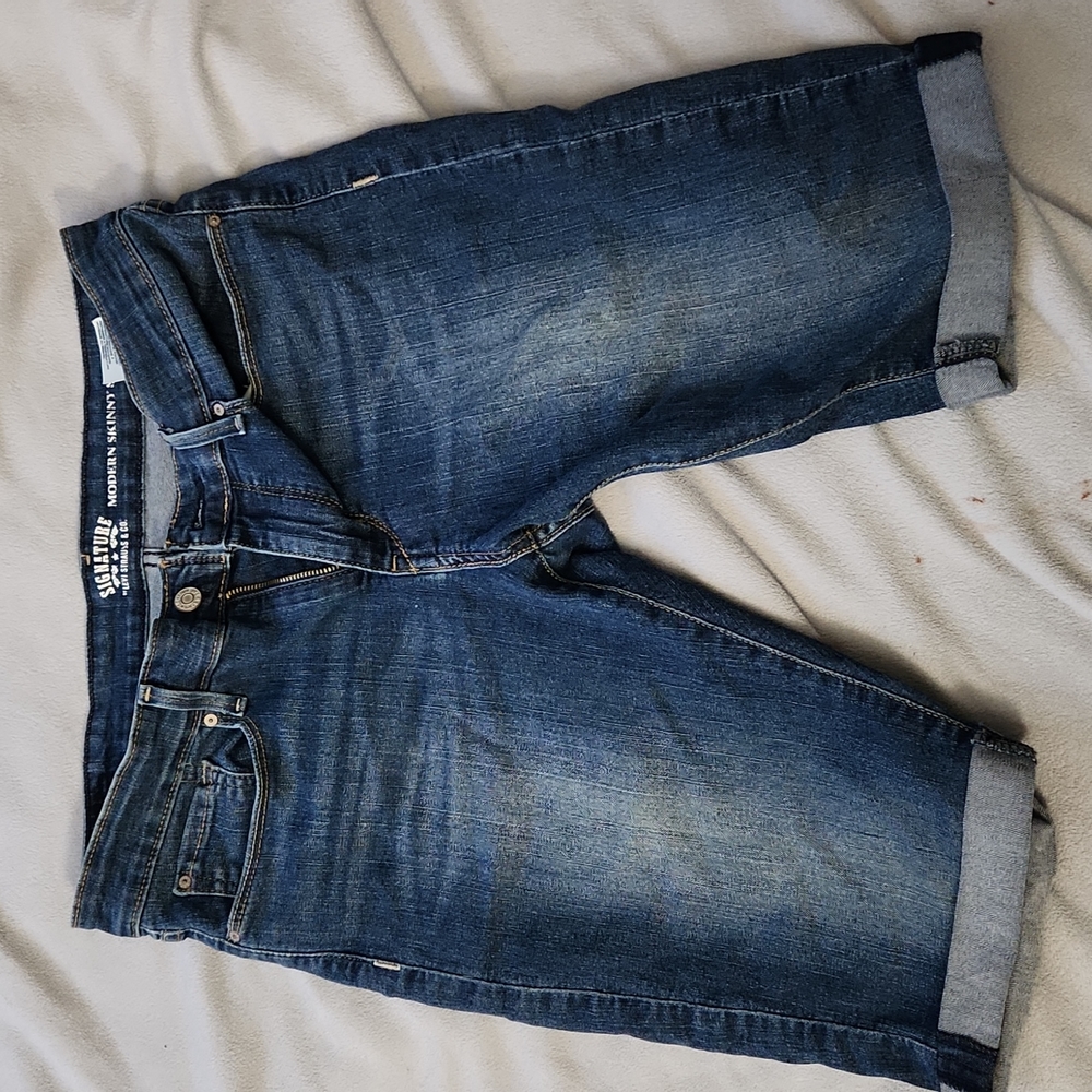 Levi's modern skinny shorts